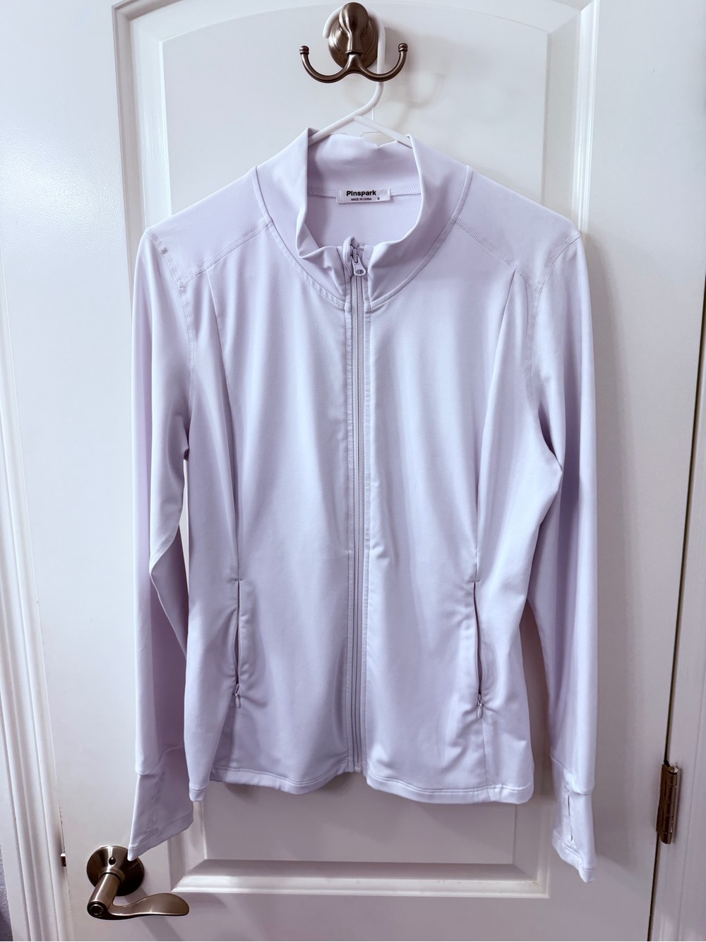 Women's Light Lavender Full-Zip Jacket